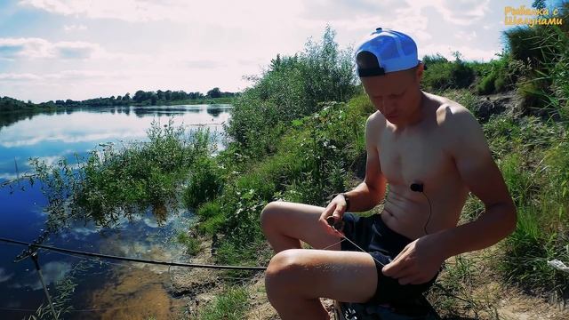 Рыбалка на реке в августе. Ловля на фидер. Отпуск начался!!! смотреть онлайн