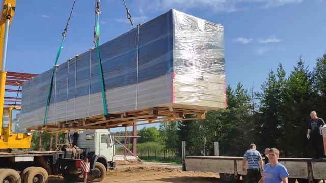 Сэндвич панели разгрузка (ВЗСМ) смотреть онлайн