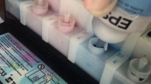 Заправка принтера Epson L800