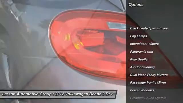 2012 Volkswagen Beetle Puyallup WA V8458 смотреть онлайн