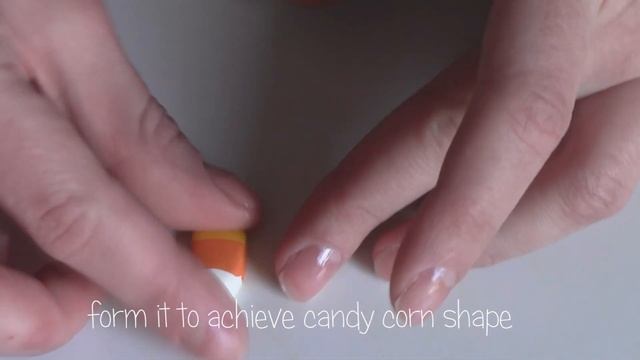 Polymer Clay Candy Corn Cupcake TUTORIAL | Cupcakes Project Part 7