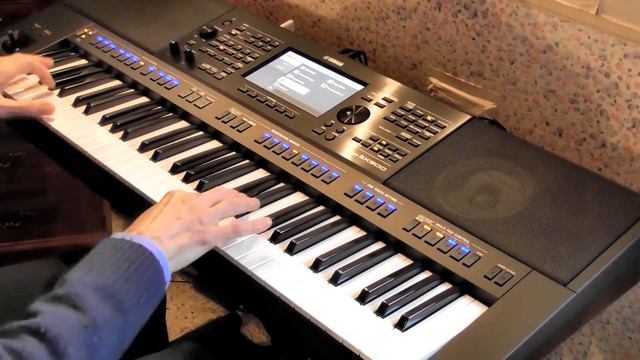 La Paradis Blanc Yamaha PSR SX900 10 12 2020 смотреть онлайн