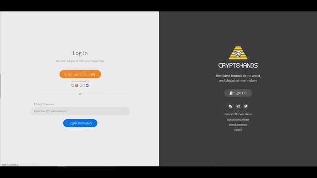 Cryptohands Презентация на английском языке смотреть онлайн