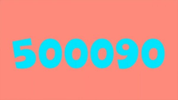 Colorful Numbers 1 to 1 Million!