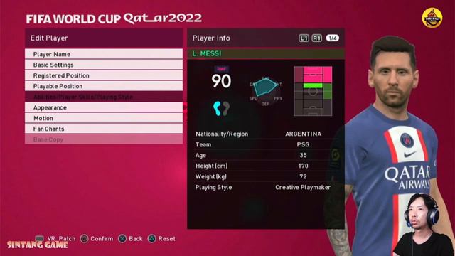 EFOOTBALL PES 2023 VR PATCH PS3 UPDATE смотреть онлайн