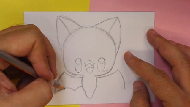 HOW TO DRAW A CUTE BAT STEP BY STEP смотреть онлайн