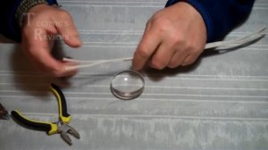 Самодельная ручка для увеличительного стекла.