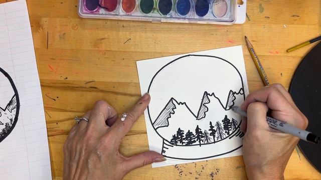 6 Jan Arayni watercolor landscapes смотреть онлайн