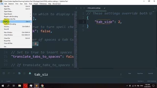 How to make Sublime Text to indent two spaces per tab смотреть онлайн