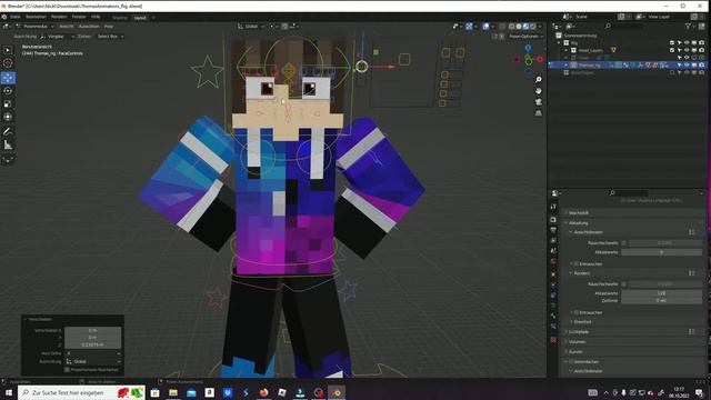 Minecraft Skinrender Tutorial mit Blender смотреть онлайн