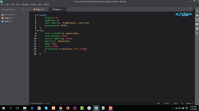 Put an Image in Text With Code || Using HTML & CSS смотреть онлайн