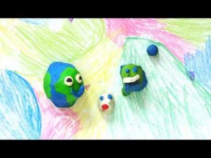 Однажды в космосе. Пластилиновый мультфильм.