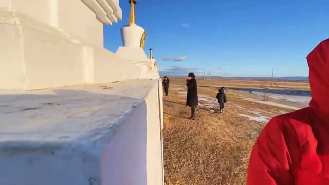 Бескрайние степи красота природы Белый месяц! Джаруун хашор! Будда смотреть онлайн