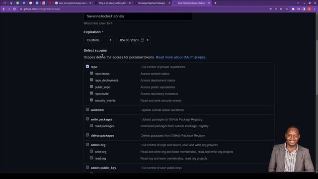 GIT: Creating Github Personal Access Token (PAT) смотреть онлайн