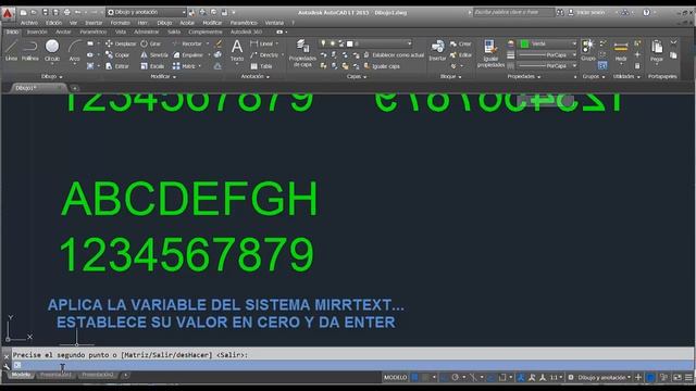 AUTOCAD LT 2015 - EL TEXTO TE HA QUEDADO INVERTIDO? (MIRRTEXT) смотреть онлайн