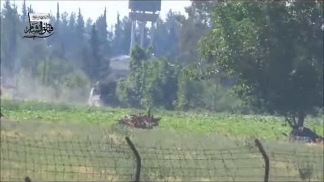 Syria - SAA technical hit by ATGM смотреть онлайн