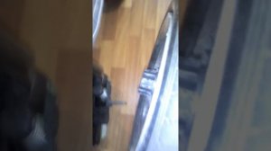 Как сменить колесо на коляске адемакс