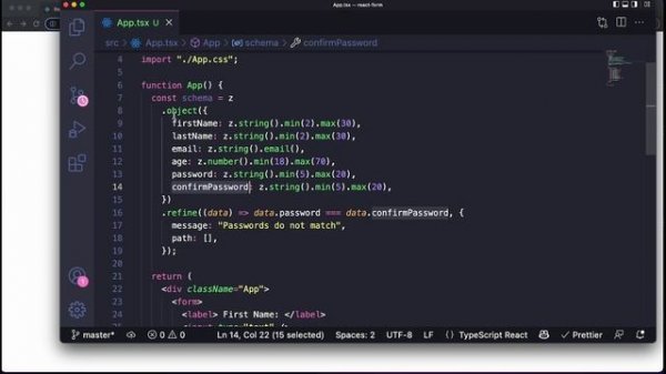 React Hook Form with ZOD Tutorial - React and Typescript Form Validation Tutorial