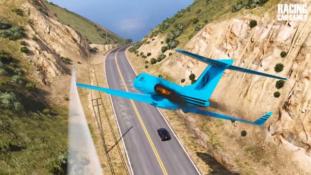 Aircraft In Distress | GTA 5 Airplane Hard Landings