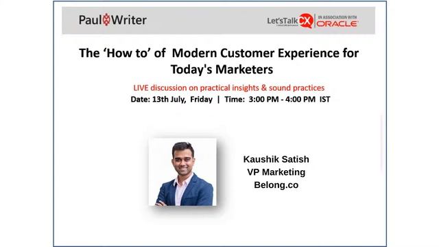 Webinar Snapshot | The ‘How to’ of Modern Customer Experience for Today's Marketers смотреть онлайн