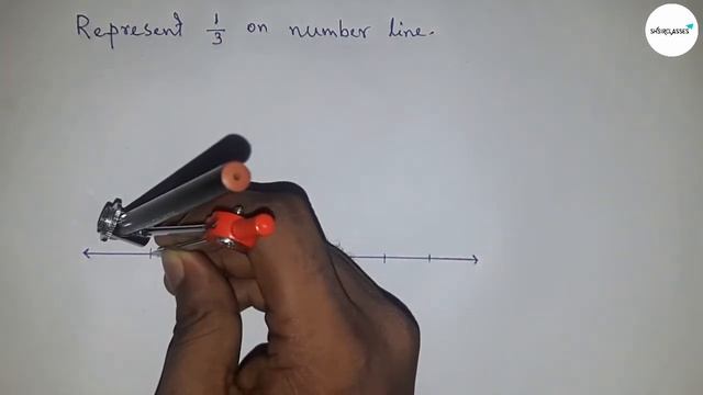 How to represent 1/3 on number line. locate 1/3 on number line. shsirclasses. смотреть онлайн