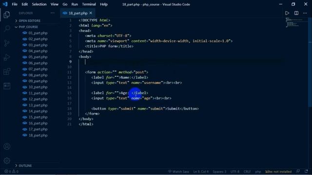 PHP full course || part-18 || Form handling in php || developer rezwan смотреть онлайн