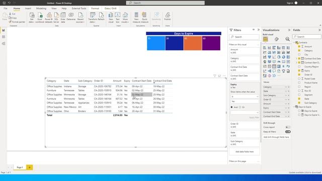 PowerBI Dashboard for contracts expiring in N no of Days | Tutorial for Beginners | MiTutorials смотреть онлайн