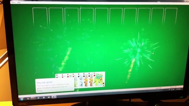 Winning Fireworks on Spider Solitaire смотреть онлайн