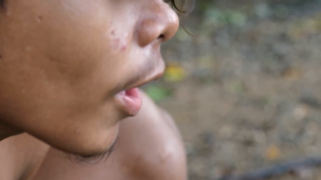 Survival In The Rainforest - Primitive Cooking Chicken Eating Delicious On The Forest