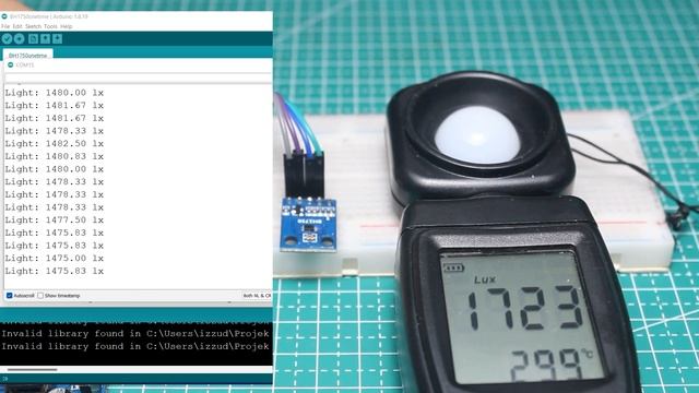 BH1750 Light Sensor Tutorial with Arduino and ESP8266 (NodeMCU) смотреть онлайн