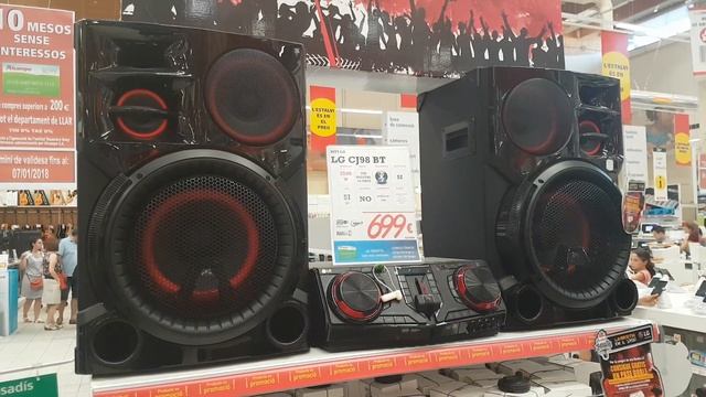 LG CJ98 3500W Hi-Fi Entertainment System with Bluetooth® Connectivity смотреть онлайн