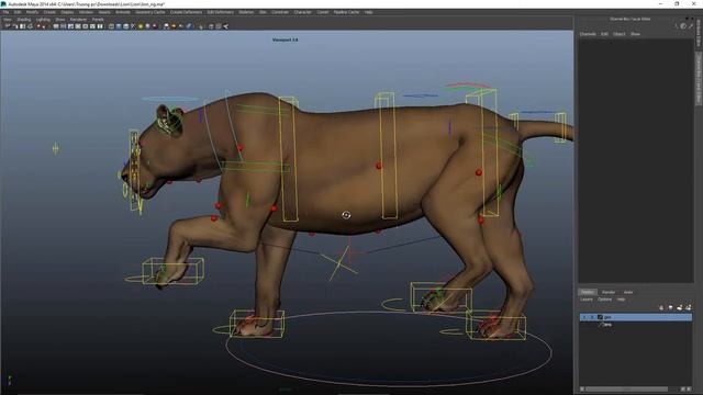 FREE Lion rig - video demo 2 - testing rig functions смотреть онлайн