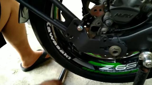 KAWASAKI Z650 Modified Mudguard/Rear Fender Installation Inken Diy