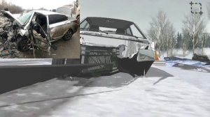 ?аварии из реальной жизни в ваз краш тест симулятор  2 (3 часть)