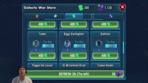 Great Galactic Farming Guide Part 2: The Galactic War Store. Star Wars Galaxy of Heroes | SWGOH