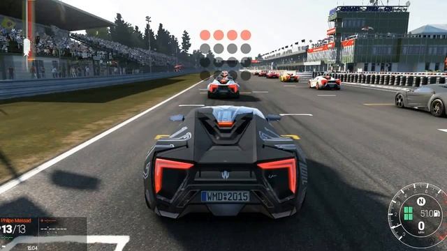 Crazy driving - W Motors Lykan Hypersport | Game Project cars смотреть онлайн