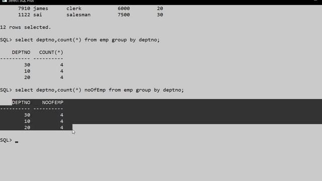 SQL Query to find total employees department wise смотреть онлайн