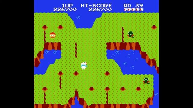 [NES] Dig Dug 2 Walkthrough (Полное прохождение)