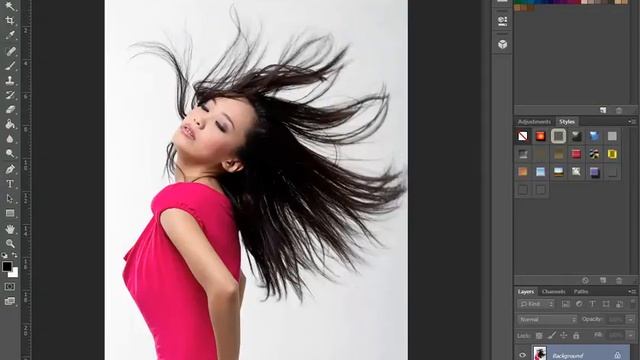 Photoshop Refine Edge stage 1 смотреть онлайн