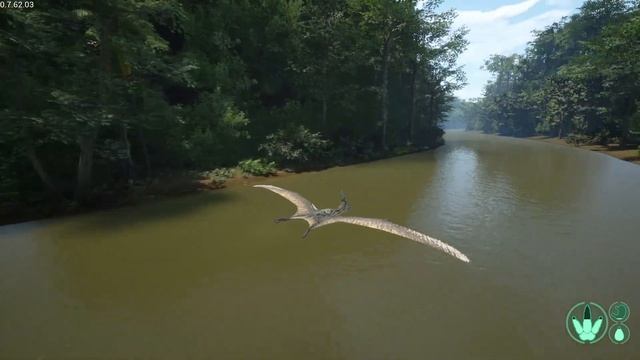 Pteranodon's First Flight! - Pteranodon gameplay on public QA branch, The Isle Evrima смотреть онлайн