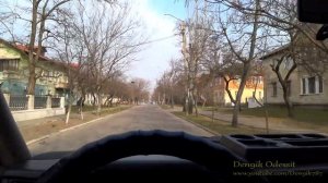 Новая Каховка улица Историческая прогулка на автомобиле весна март 2021 Nova Kahovka