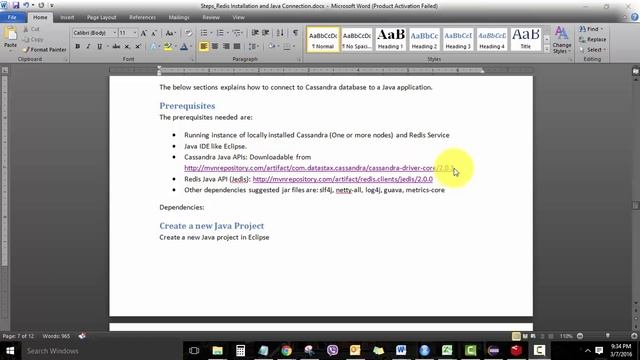 Tutorial: Redis Cassandra Java Connection смотреть онлайн