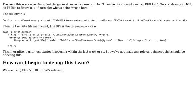 Magento: Fatal error: Allowed memory size of 1073741824 bytes exhausted (2 Solutions!!) смотреть онлайн