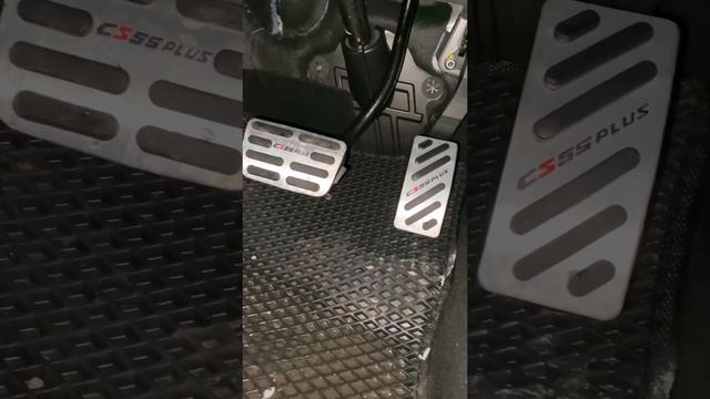 КИТАЙСКИЕ ПЕДАЛИ, накладки changan cs55 plus #changan #чанган #педали смотреть онлайн