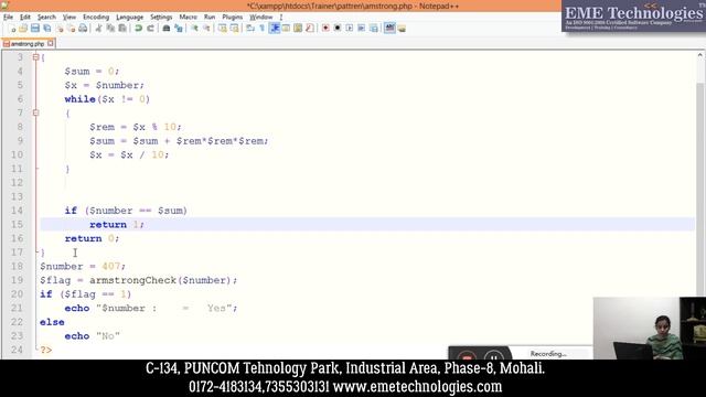 How to Check if a number is Armstrong or Not in PHP смотреть онлайн