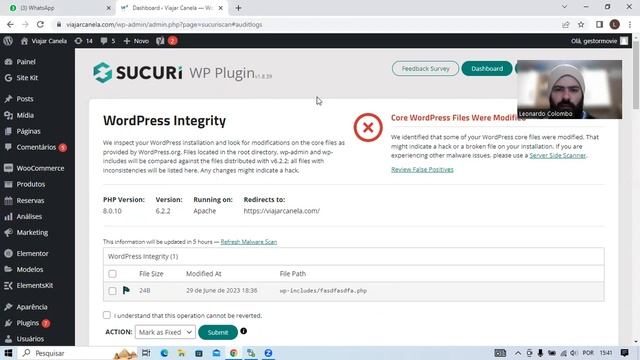 Tutorial de Emergência: Remoção de Vírus de Site WordPress em Tempo Real! смотреть онлайн