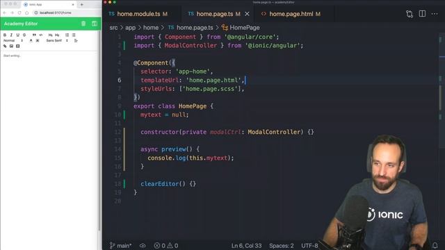 Adding a Rich Text Editor to your Ionic App [v6] смотреть онлайн