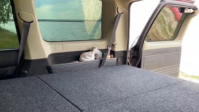 Спальник в Ниссан Патрол. Как спать в Nissan Patrol. Спальник в автомобиль своими руками. смотреть онлайн