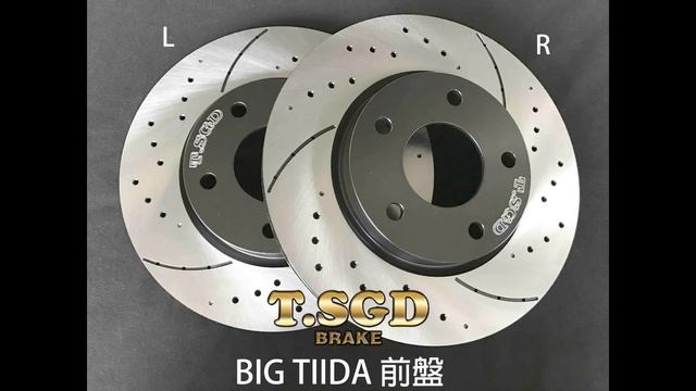 NISSAN BIG TIIDA/JUKE/SUPER SENTRA T.SGD FRONT PATENT ROTOR+CERAMIC PAD/前專利煞車碟盤+陶瓷來令片 смотреть онлайн