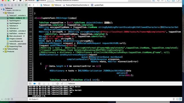 Todo list app with Rails and iOS. смотреть онлайн